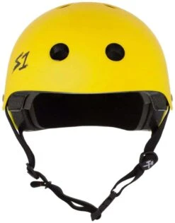 S-One Lifer Helmet - Yellow Matte -Roller Skating Store S One Lifer Yellow Matte 2