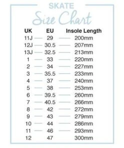 Rio Roller - Signature Blue Skates -Roller Skating Store SizeChart RioRoller 8020a13a ec35 4876 a2b1 b29841f290a1