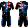 Sk8House - AUS Flag Design - Pro Aero Skin Suit