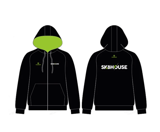 Sk8House - Zip Up Hoodie 1 Sk8House - Zip Up Hoodie