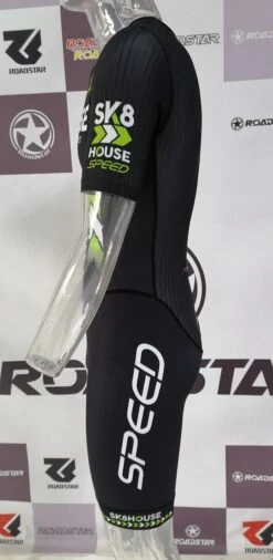 Sk8House - Pro Aero Skin Suit (Short Sleeve) -Roller Skating Store Sk8HouseProAeroSkin FrontZip 2