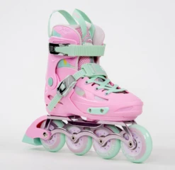 Infinity Adjustable Slalom Inline Skate - Blue Or Pink -Roller Skating Store SkatingStart Infinity Pink 2