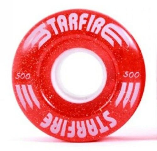 Red Glitter Starfire Wheels - Indoor / Outdoor - (8 Pack) 1 Red Glitter Starfire Wheels - Indoor / Outdoor - (8 Pack)