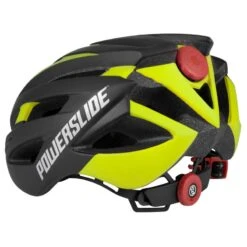 Powerslide Race Attack Helmet -Roller Skating Store powerslide race attack black yellow Rear
